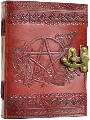 Pentagram leather w/ latch