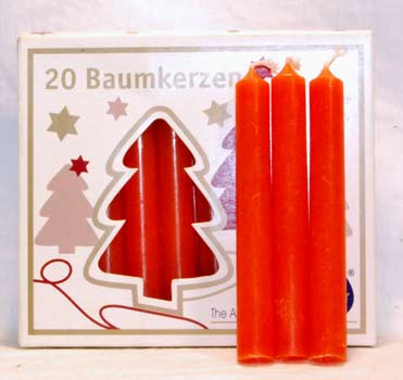 Orange Chime Candle 20pk