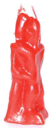 5 1/2" Red Lover candle