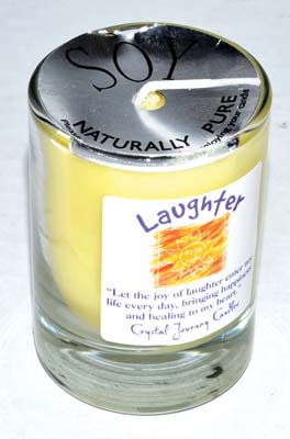 Laughter soy votive candle