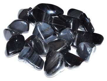 1 lb Obsidian, Rainbow tumbled stones