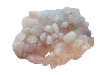 1 Lb Rose Quartz tumbled