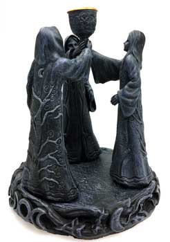 7" Maiden Mother Crone cone holder