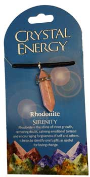 Serenity (rhodonite) double terminated