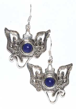 Ganesha lapis earrings