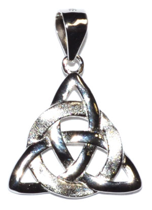 5/8" Triquetra sterling pendant