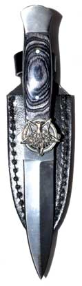 Great Oak Pentagram athame