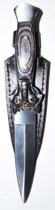 Celtic Wolf Head athame