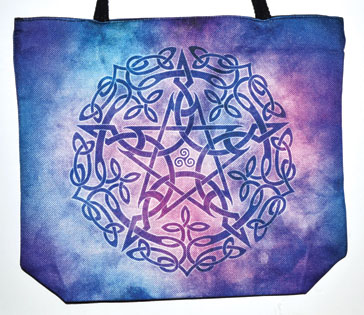 14" x 16" Pentagram jute tote bag