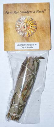 4" Lavender smudge stick