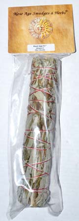 Black Sage smudge stick 8"