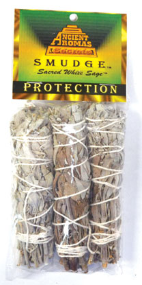 White Sage smudge 3pk 3 1/2"